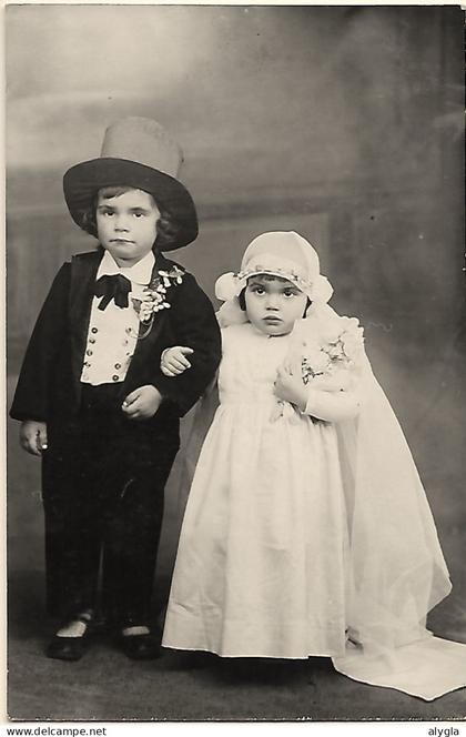 74 - SAINT-GERVAIS LES-BAINS - CP PHOTO - Mariage "étonnant"