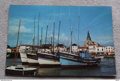 G344, Cpm 1975, Saint Gilles Croix de Vie, thoniers au repos, Vendée 85