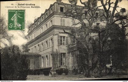 CPA Saint Gratien La Chateau de la Reine Mathilde