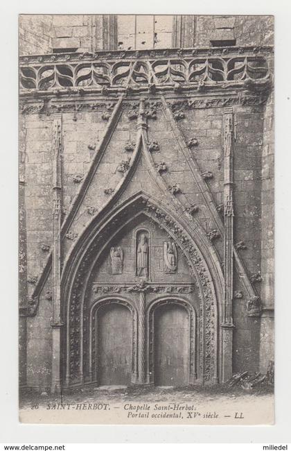 AC775 - SAINT HERBOT - Chapelle Saint Herbot - Portail occidental