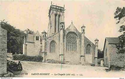 Carte Postale Ancienne - 29 - Saint Herbot - La Chapelle - Animée - CPA - Voir Scans Recto-Verso - Poscard - Carta Posta