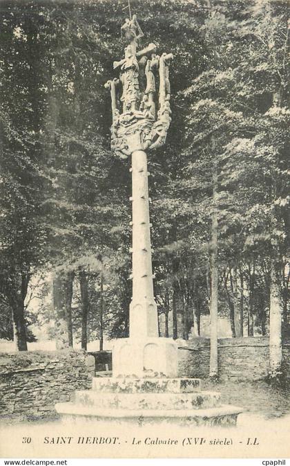 CPA Saint Herbot Le Calvaire