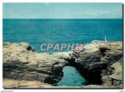 CPM Saint Hilaire de Riez Le Trou du Diable (Site Classe) Corniche Vendeenne entre croix de vie et s