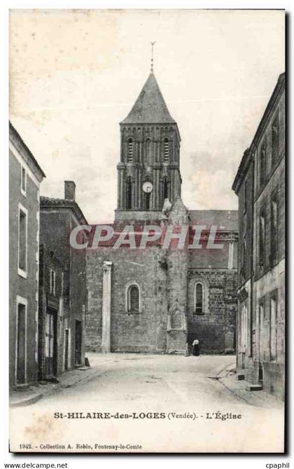 CPA St Hilaire des Loges L'Eglise