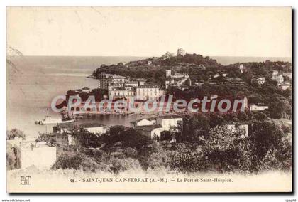 CPA SAINT-JEAN-CAP-FERRAT le port et Saint-Hospice