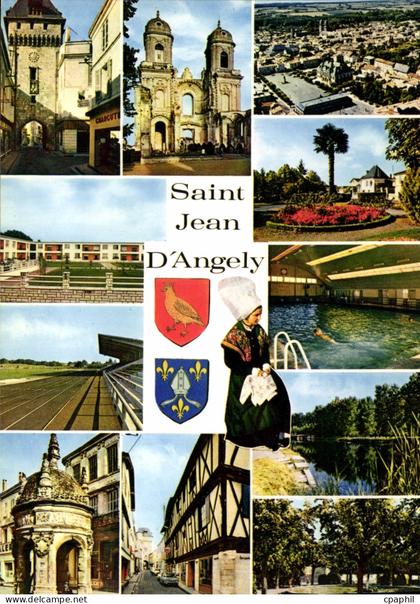 CPSM Saint Jean D'Angely vues diverses