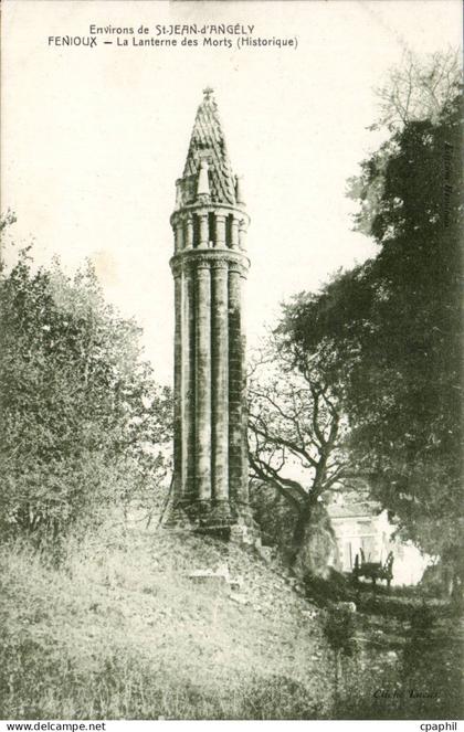 Saint Jean d'Angely - Fenioux - La Laterne des Morts - historique - CPA