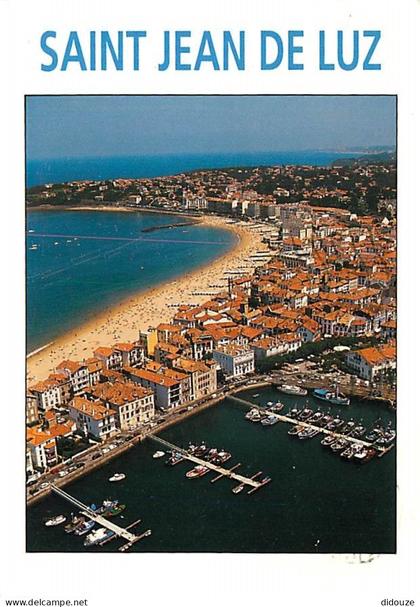 Carte Postale - 64 - Saint Jean de Luz - Vue Générale aérienne - Flamme Postale de Saint Jean de Luz - CPM - Voir Scans