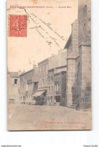 SAINT JEAN SOLEYMIEUX - Grande Rue - très bon état