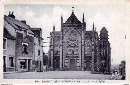 44 - loire atlantique -   SAINT JULIEN  de VOUVANTES  - l'église