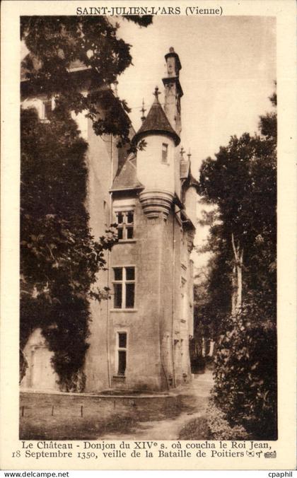 CPA Saint Julien L'Ars Le Chateau Donjon