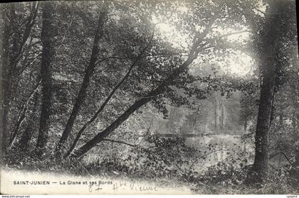 CPA St Junien La Glane et ses bords