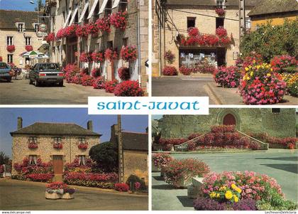 [-5%] FRANCE - Saint Juvat - Village fleuri - Edit Mairie de Juvat - Multivues - Photo Ch RAMARD - Fleurs - Carte postal