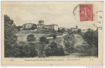 SAINT LAURENT DE CHAMOUSSET - Vue générale