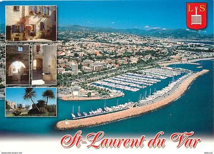06 - Saint Laurent du Var - Multivues - Port - Blasons - CPM - Voir Scans Recto-Verso
