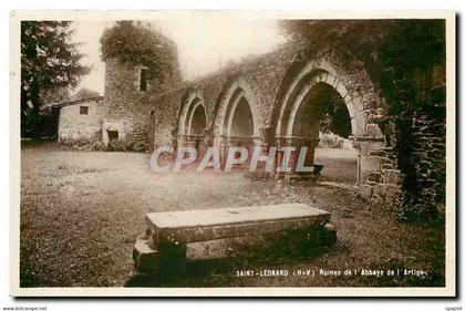 CPA Saint Leonard H Y Ruines de l'Abbaye de l'Artige