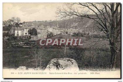 CPA Les Alpes Mancelles Saint Leonard des Bois vue generale