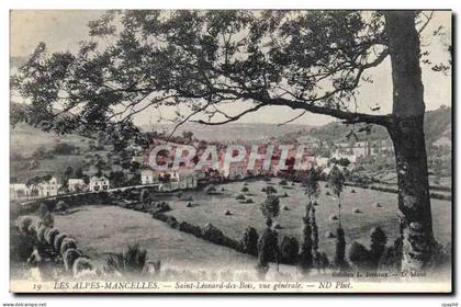 CPA Les Alpes Mancelles Saint Leonard des Bois vue generale