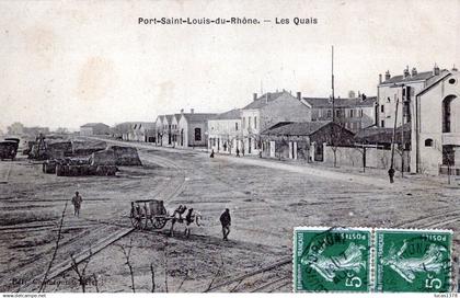 13 / PORT SAINT LOUIS DU RHONE / LES QUAIS / JOLI PLAN
