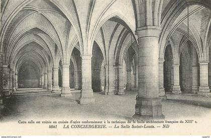 CPA 4041 la conciergerie la salle saint louis