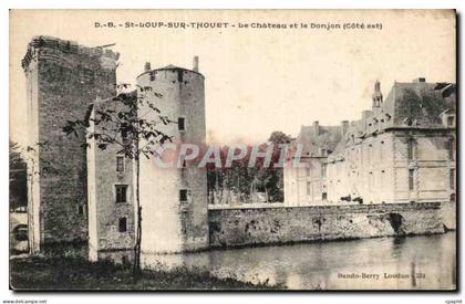 CPA St Loup Sur Thouet Le Chateau et le Donjon (Cote est)