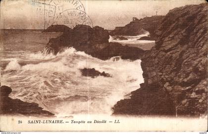 CPA Saint Lunaire Tempete au Decolle