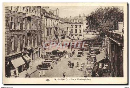 CPA Saint Malo Place Chateaubriand