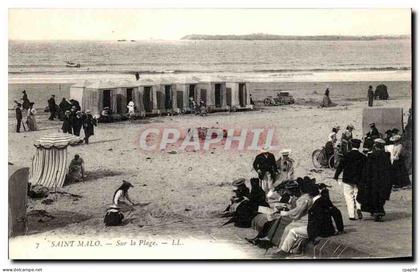 CPA Saint Malo Sur La Plage