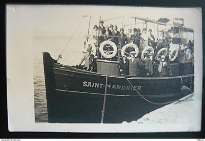 83 SAINT MANDRIER sur MER Bateau carte photo