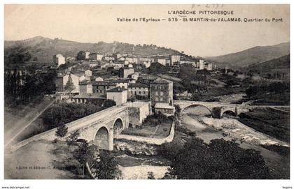 07 - SAINT MARTIN  de VALAMAS -- Quartier du Pont