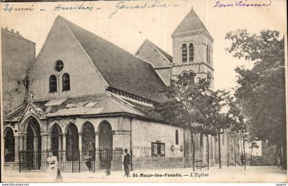 CPA St Maur des Fosses l'eglise