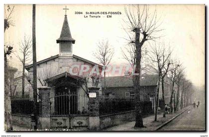 CPA St Maur Des Fosses Le Temple