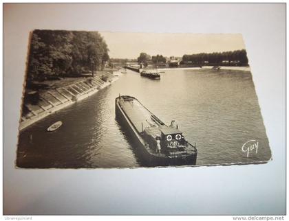 4abd - CPSM N°602 - SAINT MAURICE - CHARENTON LE PONT - la marne, vue du pont Charenton - [94] - Val de Marne -