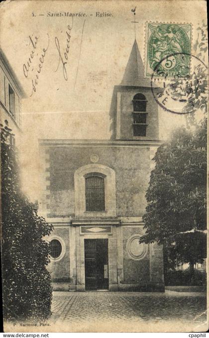 CPA Saint Maurice Eglise