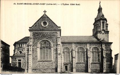 CPA Saint Michel Chef Chef L Eglise