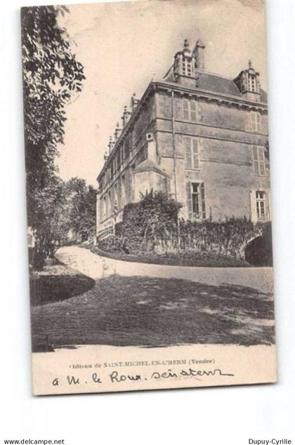 Château de SAINT MICHEL EN L'HERM - état