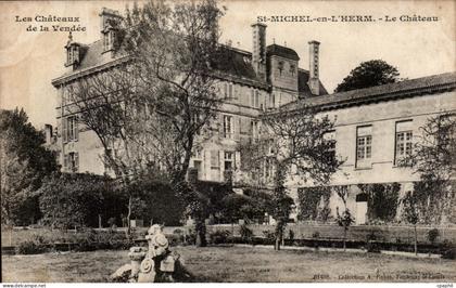 CPA La Vendee Pittoresque St Michel en L'Herm Le Chateau