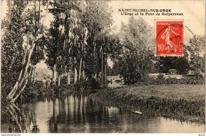 CPA SAINT-MICHEL-sur-ORGE L'Orge et le Pont de Guiperreux (1354616)