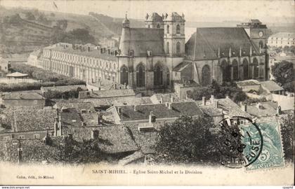 saint Mihiel - Eglise Saint Micheal et la Division - CPA