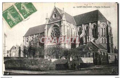 CPA Saint Nazaire L Eglise St Nazaire