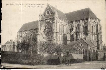 Saint Nazaire - L'eglise st Nazaire - church - CPA