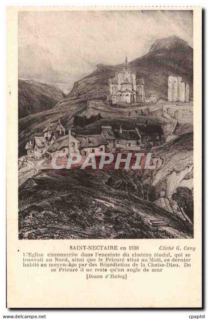 Saint Nectaire CPA En 1830