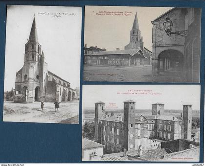 SAINT NICOLAS DE LA GRAVE -  - 5 cartes