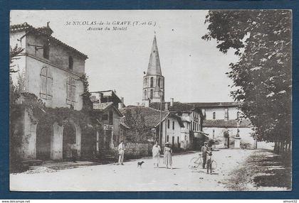 SAINT NICOLAS DE LA GRAVE - Avenue du Moutet
