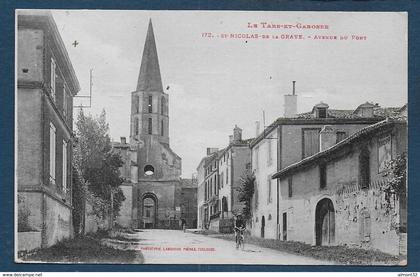 SAINT NICOLAS DE LA GRAVE - Avenue du Pont