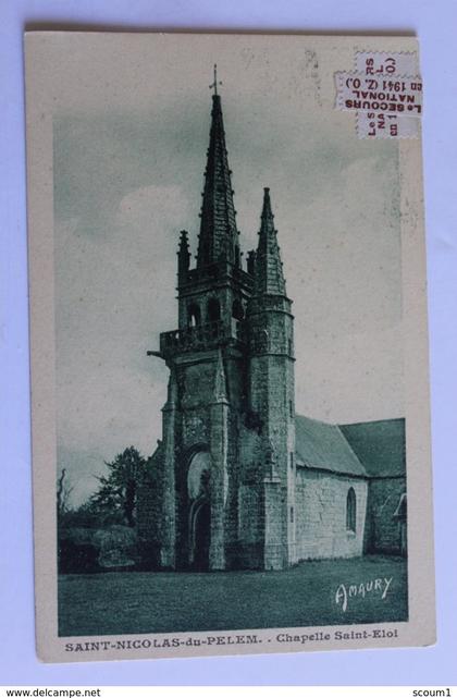 saint nicolas du pélem - chapelle saint eloi