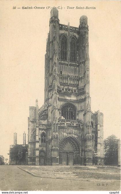 CPA Saint Omer P de C Tour Saint Berlin