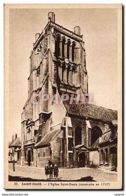 Saint Omer - Eglise Saint Denis - CPA