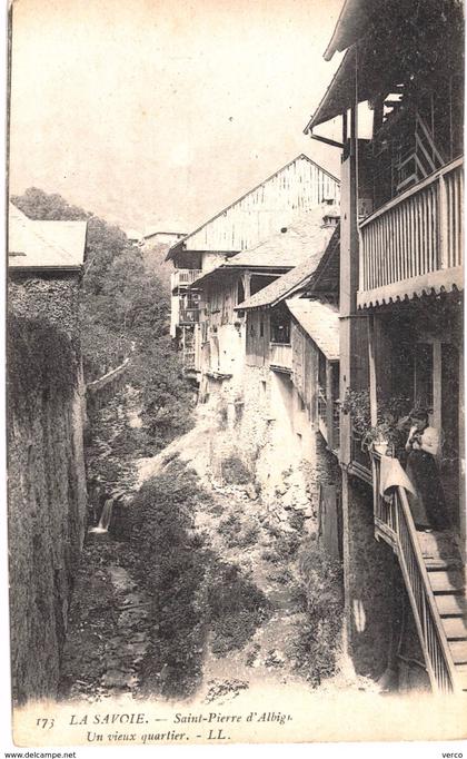 Carte postale ancienne de SAINT PIERRE D'ALBIGNY