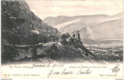 CPA Carte Postale  France Saint-Pierre-d'Albigny  Château de Miolans Vallée de l"Isère 1903 VM92445